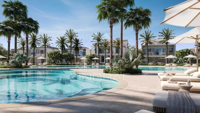 Villas pieds dans l'eau à Dubai