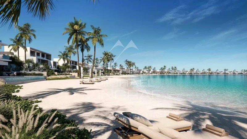 Villas pieds dans l'eau à Dubai
