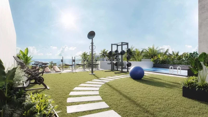 3 bedrooms apartment on groundfloor in Tamarin