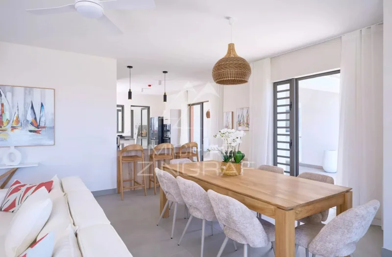 Penthouse de 3 chambres dans une résidence moderne – Trou aux Biches