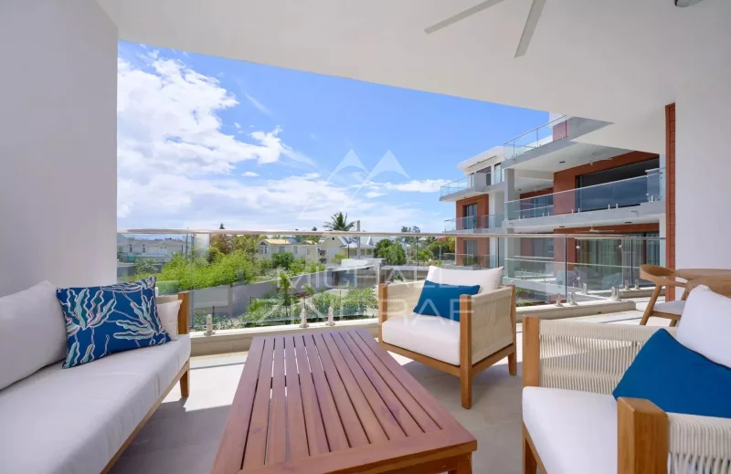 Appartement de 3 chambres au 1er étage – Résidence moderne à Trou aux Biches