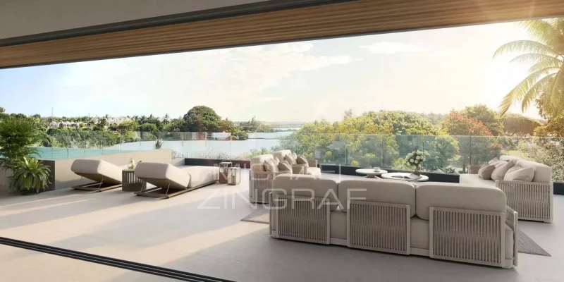 Ile Maurice - Penthouse 3 chambres à Calodyne