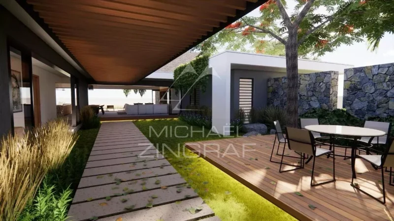 Opportunité rare – Villa contemporaine 3 suites au cœur du domaine de golf de Mont Choisy