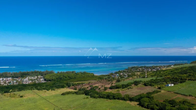 Ile Maurice - Terrain a bâtir, la plus prestigieuse vue de l'Ile - Bel Ombre