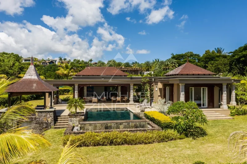 Île Maurice – Villa de plain-pied avec vue mer – Bel Ombre