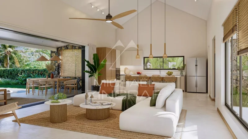 3-Bedroom Villa with Private Garden at Anahita Beau Champ