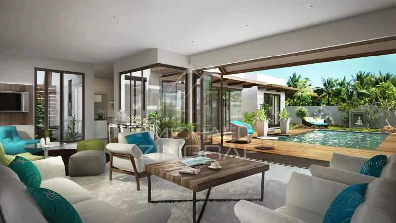 Villas de luxe de 4 chambres avec piscine à Pereybere