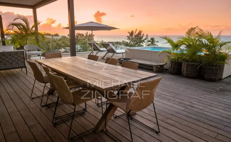 Penthouse avec vue mer – Pointe aux Canonniers