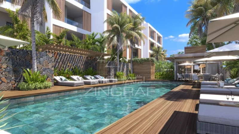Modernes Apartment mit 2 Schlafzimmern und Wellnessbereich – Grand Baie