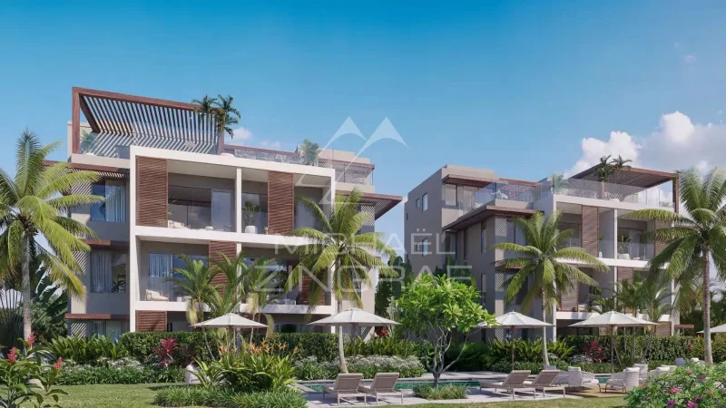 Appartement 2 chambres en rez-de-chaussée – Élégance tropicale à quelques pas de la plage