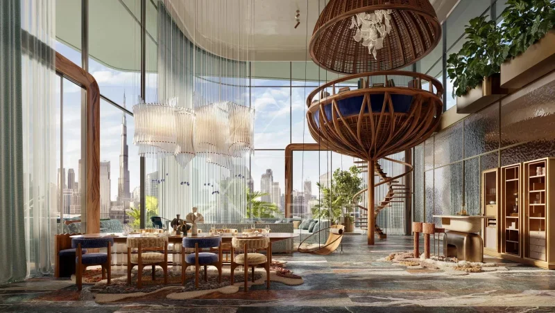 EYWA Dubai | Duplex 4 Chambres avec Vue Canal & Skyline