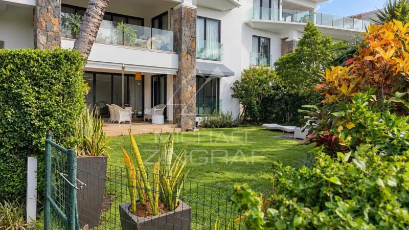 Appartement 3 chambres avec jardin privé au cœur d’Azuri